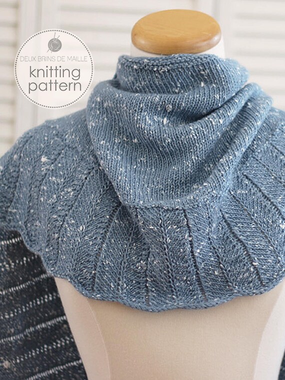 Knitting Pattern Shawl. Crescent Shawl Pattern. Knitting