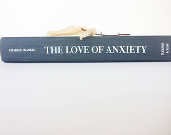 Hardcover Mixed Paper Journal - The Love of Anxiety - Mixed Paper Notebook, Gray and Beige Journal, Colorful mixed paper, bright pages