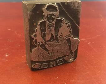 Vintage Letterpress Copper Printing Block