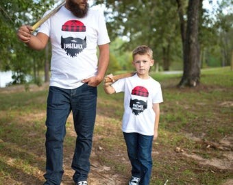 Father Son Shirts - Dad and Baby Matching Shirts - Dad and Son Shirts - Lumberjack Shirts - Father Son Matching Shirts - Vader Zoon Shirts