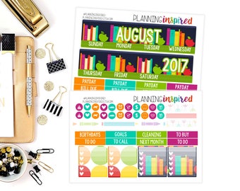 Planner Stickers Inserts &amp; Printables by PlanningInspired on Etsy