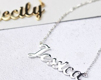 Sterling Silver Name Necklace • Personalised Name Necklace • Custom Name Necklace • Custom Name Jewellery • Personalised Necklace • Any Name