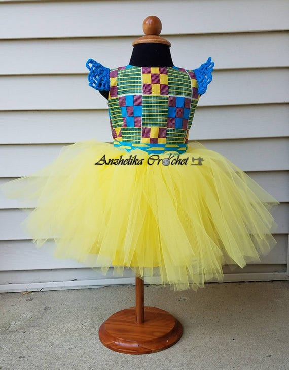 African print tutu dresses