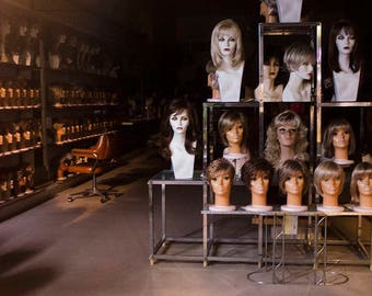 After Hours, Wig Shop, Florida, Photographic Print, FREE SHIPPING