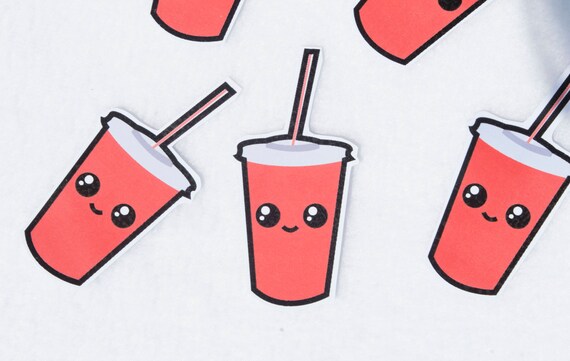 Soda Cup Sticker fastfood drinken Cola cokes schattig Kawaii