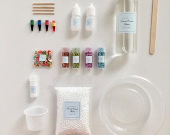 DIY Clear Slime Kit with Instructions
