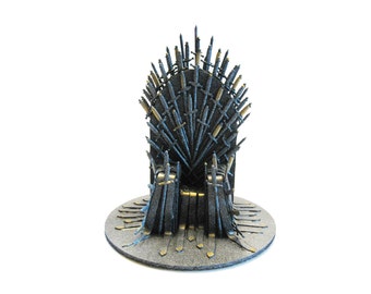 Game of Thrones, Cake Topper, Game of Thrones Gift, Gift for Him, Statue, Husband Gift, Gift for Her, Throne Statue, Boyfriend Gift, Decor
