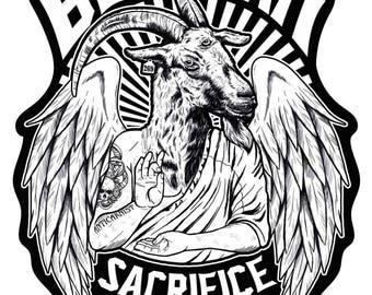 Be Vegan, Sacrifice Nothing Vegan Sticker by Anticarnist