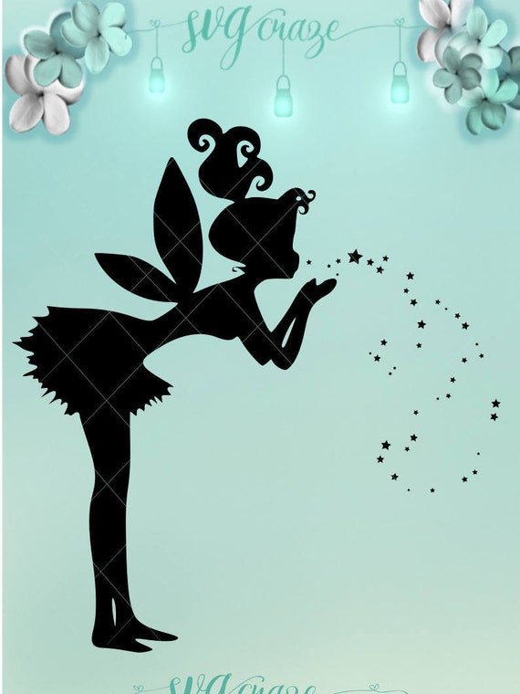 Fairy Blowing Kiss Fairy Svg Svg Files Fairy Kiss Fairy