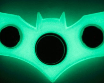 Glow in the dark Batman Spinner (One handed gyrating spinning, new and improved!)