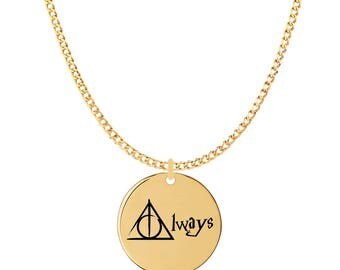 Handmade 18k Harry Potter Necklace – Harry Potter Pendant – Harry Potter Themed Gifts For Teens & Adults - Harry Potter Novelty Gifts