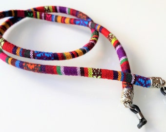 Ethnic round Cordon hangs 6 mm glasses
