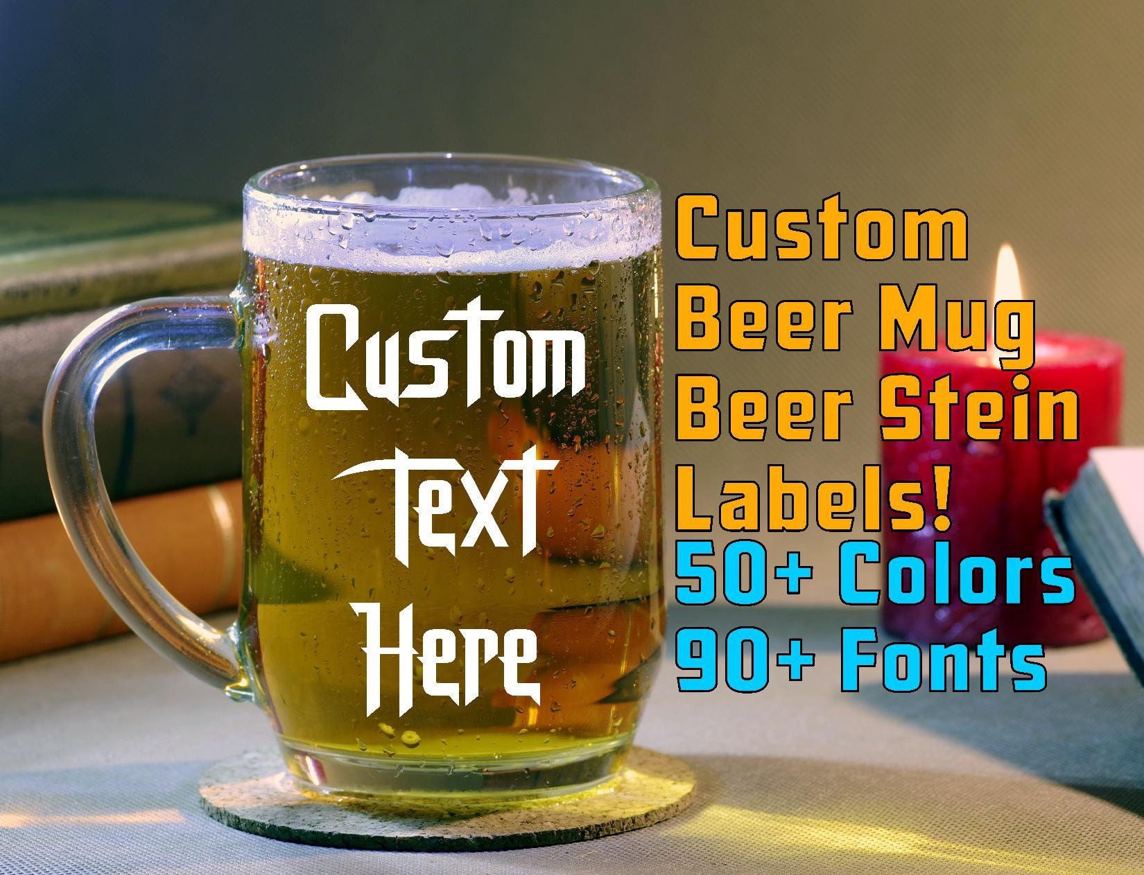 Custom Beer Mug Decals Bachelorette Party Custom Decal Sticker