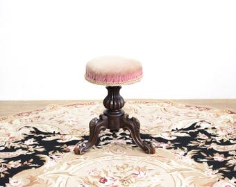 Antique piano stool | Etsy