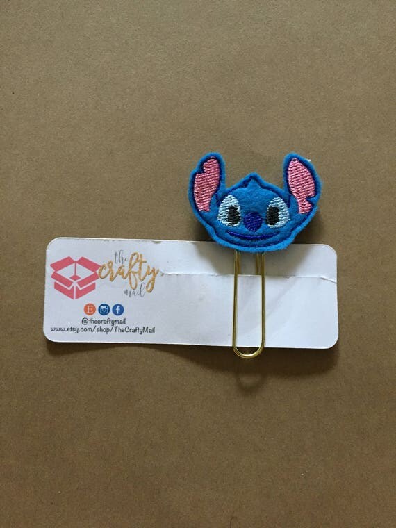 Stitch planner Clip/Planner Clip/Bookmark. Character Planner Clip