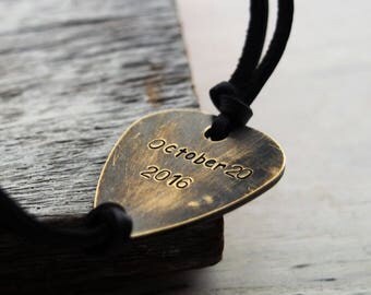 Guitar pick bracelet, guitar pick, engraved guitar pick, personalized guitar pick, custom guitar pick, personalized, secret message bracelet