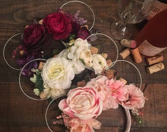 Wine ears, epcot food and wine, merlot, rose, white wine ears, floral wine ears, wine corks, minnie ears, mouse ears, mickey ears, disney