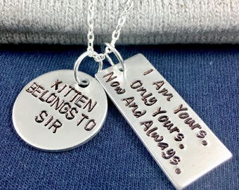 Property of bdsm jewelry, Kitten bdsm kitten, Sir daddy bdsm owned, Master and slave, Daddy dom submissive necklace, Dominatrix, I am yours