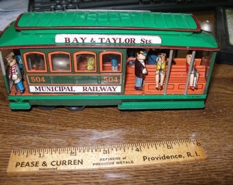 Tin Litho Streetcar