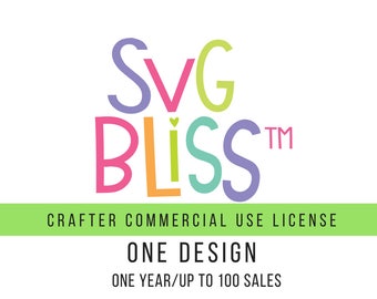 Commercial Use License For 1 SVG Design Commercial Use License For 1 SVG Design