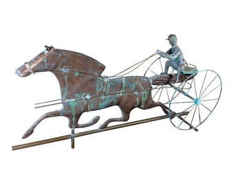Vintage Horse and Jockey Weathervane