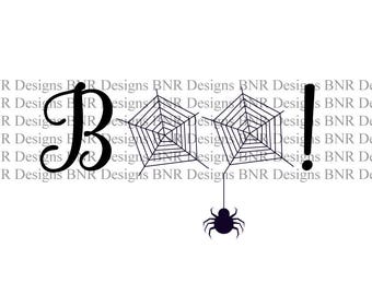 Boo SVG, Halloween SVG, Spider SVG, Dxf File, Cameo File, Cricut File, Silhouette File