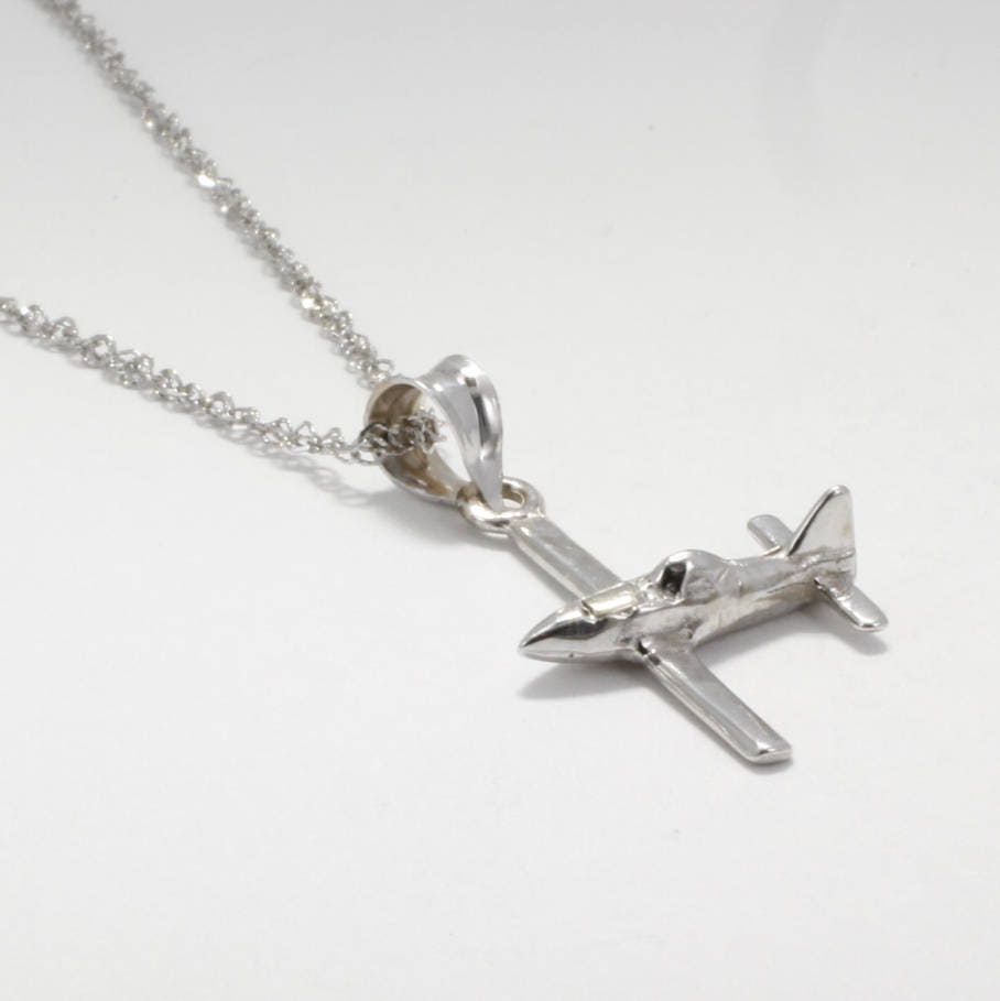 Airplane Jewelry Airplane Necklace Air Tractor Necklace in