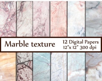 40%SALE Marble Digital Paper: "MARBLE TEXTURE Paper" Marble Stone Texture Granite Texture decoupage papers photography backdrop marbled pape
