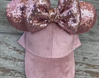 Rose gold Minnie Mouse ears
