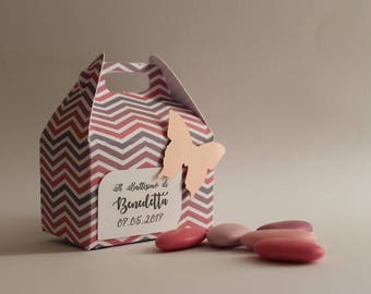 Favor boxes favor boxes "birth birthday christening baby shower confetti boxes, Boite a dragee baptism baby