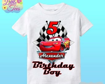 15% Off Disney Cars Birthday Shirt - Lightning McQueen and Mater Racer Shirt/lightning mcqueen shirt/disney cars shirt/birthday boy/159