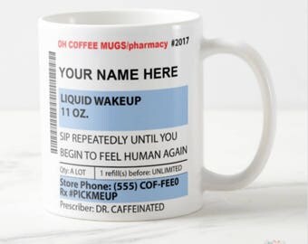 Pharmacy Graduation Gift, Pharmacist Gift, Pharmacy Gift, Pharmacy Mug, Pharmacist Mug, Pharmacy Tech, Pharmacy Student, Prescription Mug