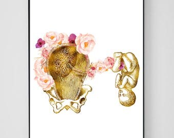 Obgyn art | Etsy