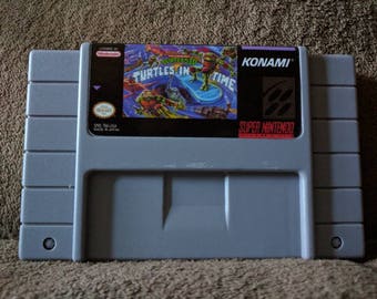 Ninja Turtles: Turtles In Time SNES Super Nintendo Repro - Free Shipping