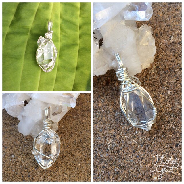 Wire Wrapped Reiki Infused Crystal Jewelry by NaturesGemsNY