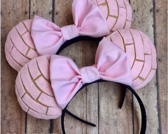 Pink Conchas Inspired Disney Ears