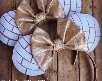 White Conchas Inspired Disney Ears