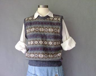Vintage Wool Vest / Wool Knee-Length Shorts BBK0004