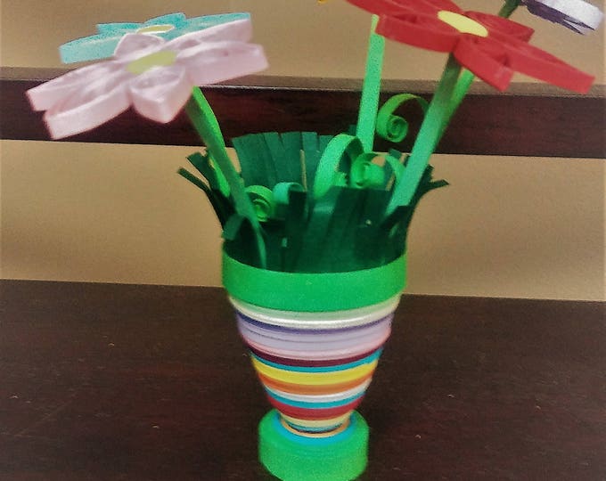 Quilling Flower Pot