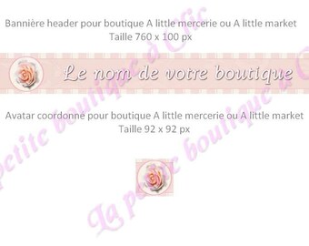 1 header and avatar for Etsy Shop banner