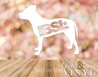 End BSL Decal - End Breed-specific Legislation - YETI Decal - Car Decal - Water Bottle Decal - Pet Love - Personalized - Made To Order