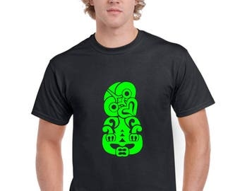 Hei Tiki Maori Design T Shirt by Ameiva Apparel