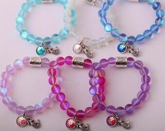 Mermaid bracelet, mood bracelets, mermaid earrings, mermaid tee,lokai bracelet, mermaid jewelry, mermaid at heart, really a mermaid