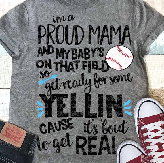 Download Proud Mama Baseball Mom svg mom dxf eps png Baseball Mama