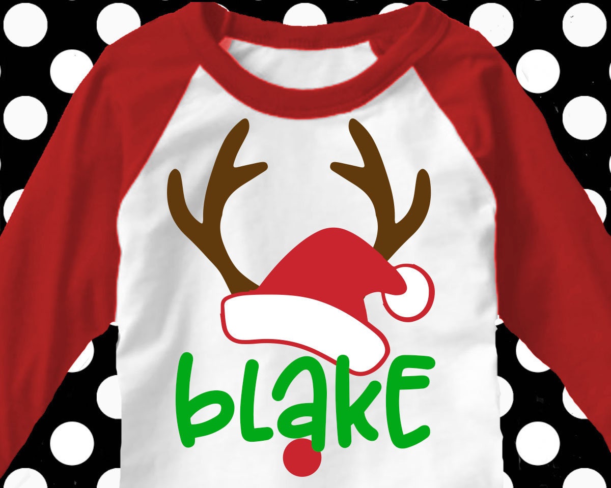 Download Reindeer svg Santa Hat svg Christmas shirt Christmas SVG