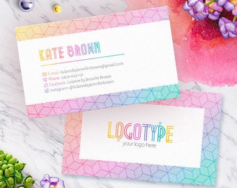 Minimal Lula Business Card, Free Customize, Consultant Calling Card, Modern and Elegant