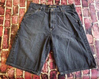 baggy jean shorts 90s