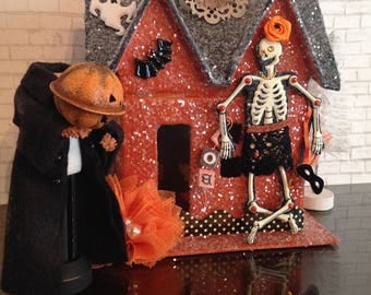 Halloween House, Haunted House, Skeletons, Skeleton, Ghosts, Halloween Decor, Halloween Decorations, Creepy Decorations