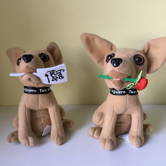 taco bell talking chihuahua plush toy