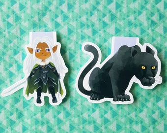 Drizzt Duo Magnetic Mini Bookmark Set